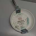 UCC LIFE Nonstick Frying Pan Skillet, wok pan, Stainless Steel Handle, PFOA Free Compatible with All kitchen Stovetops (12 Inch White)（PFOA PFAS PTFE Free ）