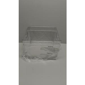 ClearSpace XL Clear Plastic Storage Bins - 2 Pack for Kitchen Cabinet and Fridge Organization
