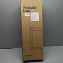 27.5 Inch Tall Step Over Foldable Baby Gates for Doorways 27.5"-55" Wide 2 Panel Expandable Dog Gates for The House Adjustable Mesh Pet Gate Indoor Baby Gate for Dog Indoor Child Gate for Doorway