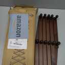 Hat Rack for Wall, Expandable Wall Hat Holder with 16 Hooks, 16 inch Wooden Wall Hook for Baseball Caps,Cowboy, Bag,Hoodie(Brown)