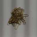 Jetec 60 Pcs Metal Curtain Track Hooks S Shaped Small Curtain Metal Drape Wire Hooks for Ceiling Drape Track (Gold)