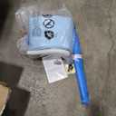 YUEWO Inflatable Swimming Pool with Canopy Outdoor Above Ground Portable Pool for Adults Blow Up Pool for Family Garden Backyard (Blue, 260x160x68cm/102x63x27inch)