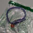 WAUDOG Ultra Soft Rolled Leather Dog Collar - Soft Padded for Small and Medium Breeds - Puppy Collar for Male and Female Dogs S/M