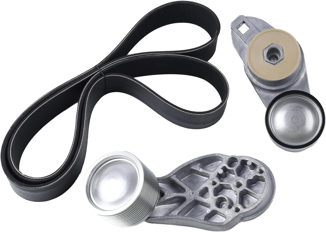 Fan Tensioner Set 21714847 20582558 and Belt 20582557 for Volvo Engine D13