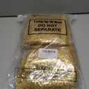 Tegeme 6 Pieces 12 x 108 Inches Sequin Table Runners Glitter Sequin Runner Rectangular Table Runner Cloth for Christmas New Year Birthday Wedding Holiday Party Decorations(Champagne Gold)