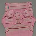 Sebdtico Recovery Suit for Dogs,Dog Surgery Suit Female Spay,Soft Dog Onesie for Surgery Female,Dog Cone Alternative Surgical Recovery Suit Female,Abdominal Wounds Licking Anti Suit for Dogs (Striped Pink, Medium)