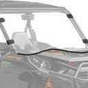CAVENLLI Full Front Windshield, Heavy Duty Scratch Resistant Full Covered Windshield Compatible with 20112020 CanAm Commander 800 / Commander 1000 | 1/4"" Polycarbonate | 250X