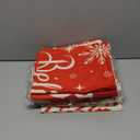 Newwiee 10 Piece Throw Pillows Covers Decorations Snowman Wreath Santa Claus Tree Red Buffalo Plaid Merry Christmas Pillow Covers for Couch Sofa(Snowflakes)