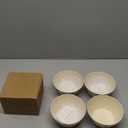 Nook Theory 4 Pack Bamboo Bowls - 22 Oz Reusable Bowl, Dishwasher Safe - Not Microwavable Bamboo Dishes (Dino)