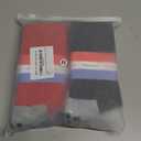 Finerview Men Grip Soccer Socks, Anti Slip Non Slip Grip Pads Athletic Sports Crew Socks, M, 4 Pack