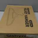 Premium Velvet Hangers 30 Pack with Gold Hooks, Non-Slip, Space Saving Felt Clothes Hangers, Sturdy Slim Flocked Hanger for Dresses, Coats, Tie and Pants(Beige)