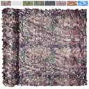 Yeacool Camo Netting Camouflage Netting Camo Blind Army Net Sunshade Mesh for Hunting Military Decorations Party Shooting (Camo Bionic Leaves, 16.4ftx4.9ft, 5m*1.5m)