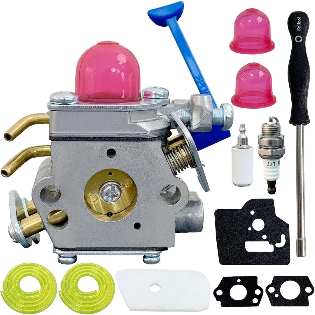 Ruixing OEM 128LD Carburetor for Husqvarna 128L 128LD 128LDX 128DJX 128R 128RJ 125R 125RJ 125LDX 128C 128CD Trimmer Edger weed eater 545081848 replaces Zama C1Q-W40A Carb