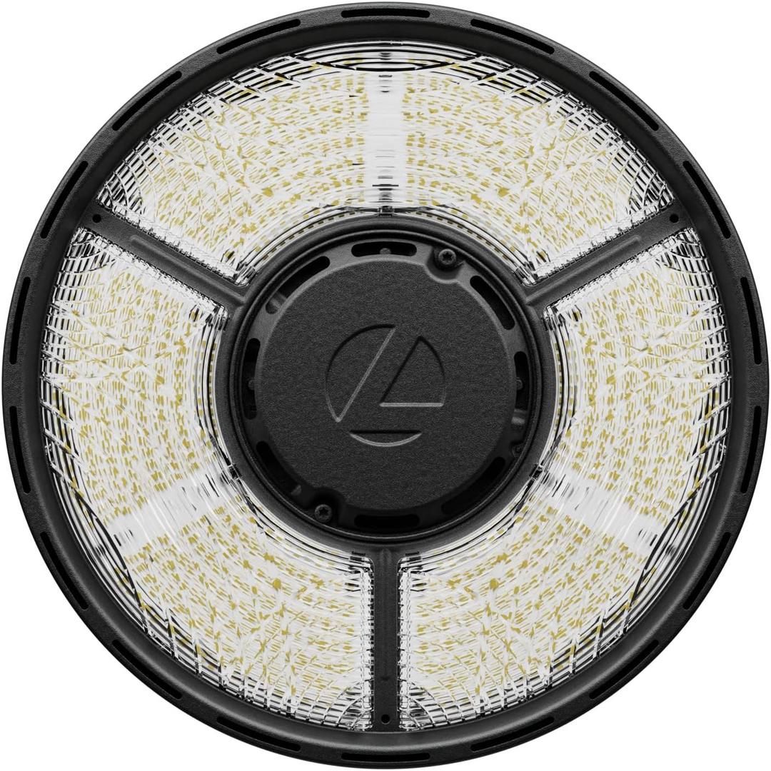 Lithonia Lighting Compact Pro Round LED High Bay Light, accesorio de iluminacin de techo, ajustable 12000/15000/18000 lmenes, seleccionable 4000K/5000K, UVOLT 120-347V, negro (CPRB ALO13 UVOLT SWW9