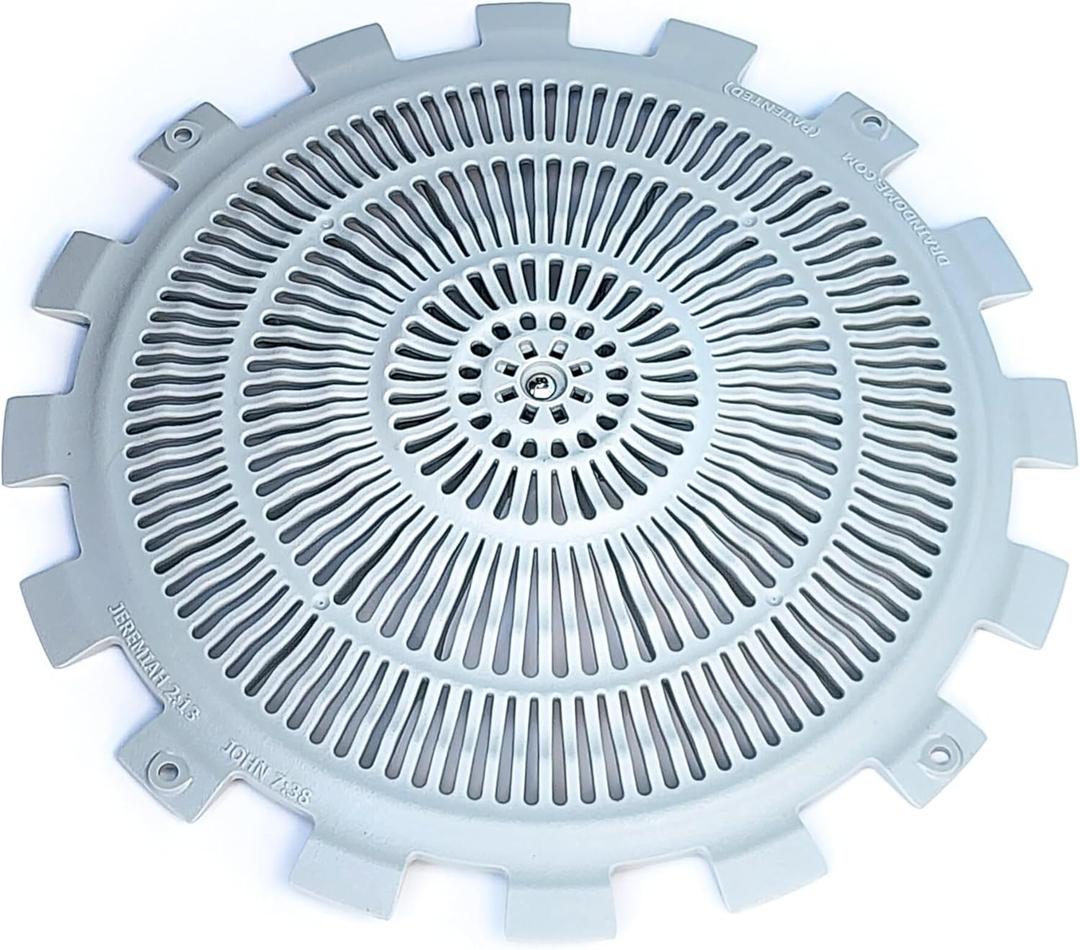 Basement Stairwell Drain Cover Resists Debris and Leaves from Clogging Drains Includes the Patented Stay in Place Stem