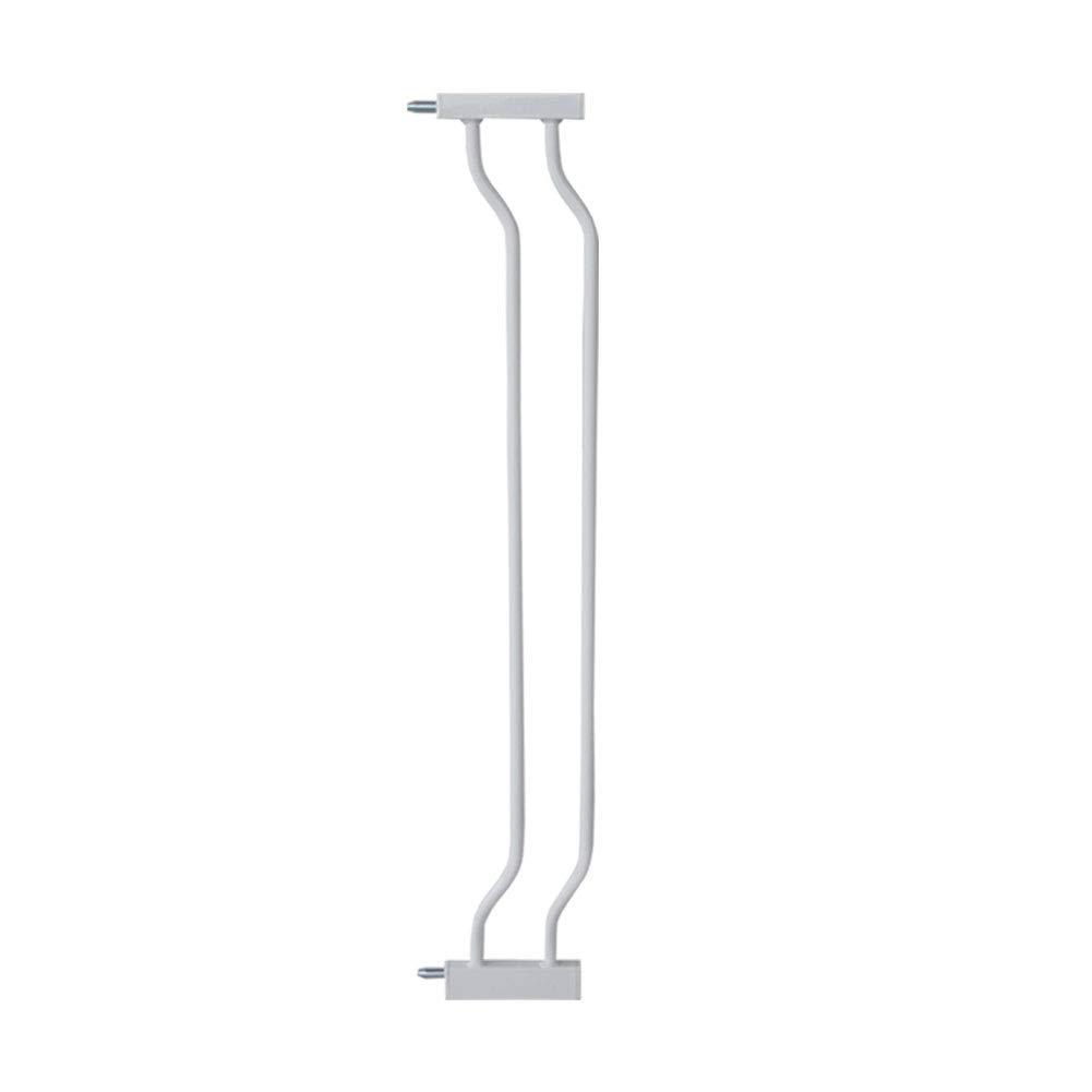 ALLAIBB Extra Wide Pressure Mount Baby Gate Auto Close White Metal Child Dog Pet Safety Gates with Walk Through for Stairs,Doorways,Kitchen and Living Room(4.72"/12cm)