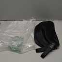 FEIBOON Spacious Nylon Crossbody Bag Bum Bag Handbags Wallets Purses Trendy Shoulder Bag for Women (Black)