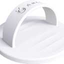 Anteel Magnetic Cellphone Grip Holder, Liquid Silicone Comfy and Portable, Removable Finger Loop Ring Holder for iPhone, Magnetic Loop for Magsafe Phone Case, Patent Pending (White)