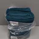 GLAMBURG Ultra Soft 4 Pack Oversized Bath Towel Set 27x54 inches, 100% Cotton Bath Towels, Highly Absorbant Compact Quickdry & Lightweight Towel, Ideal for Gym Travel Camp Pool - Teal