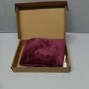 Qomfor Microwave Heating Pad - Large Microwavable Wheat Bag Heat Pack for Neck and Shoulders, Pain Relief, Back Pain, Arthritis, Period Cramps - Reusable Lavender Heating Pad (Bordeaux) (Bourgondy)