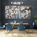 Large Canvas Wall Art for Living Room Wall Decor Abstract White Flower Tree with Gray Driftwood Picture Modern Framed Canvas Prints Artwork Ready to Hang for Bedroom Home Wall Decoration size 29x58