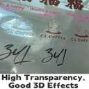 A3 UV DTF AB Film 12in328ft for A3 UV DTF Sticker Printer UV DTF Printer Direct Print On Sticker 1 Roll 100M A Films + 1 Roll 100M B Films