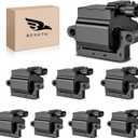 Besuto Square Ignition Coils SET OF 8 Compatible with Chevy Silverado 1500 5.3L 4.8L 1999-2006Tahoe 5.3L 2000-2006,Suburban 1500 5.3L 2000-2006,GMC Sierra 1500 5.3L 1999-2006 & More Replace UF271