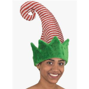 Elf Striped Hat Red White Green Adult Children