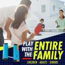 2 x NIBIRU SPORT Ping Pong Retractable Net with Posts, Weatherproof Table Tennis Replacement Net for Indoor and Outdoor Play, Table Tennis Equipment & Ping Pong Accessories, Game Table Accessories