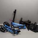 All Terrain Knee Scooter with Disc Brakes, Steerable Knee Walker for Adults for Foot Surgery, Broken Ankle- Foldable Knee Rover Scooter for Broken Foot Injured Leg Crutch, Blue