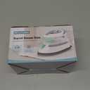 BEAUTURAL Mini Travel Steam Iron for Clothes with Dual Voltage, Temperature Control, Non-Stick Soleplate and Cord Storage, Ideal for Sewing, Quilting and Handcraft (White)