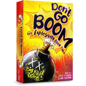 Inspiration Play Don’t Go Boom Family Card Game - Simple and Fun Card Game for Kids and Adults (2-6 Players)
