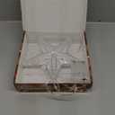 LAWOHO Christmas Tree Topper Warm White Light Star for Christmas Decorations, TreeStar Topper Great for Normal Size Tree, Battery Powered(Not Included), 8.7 Inch