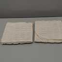 Foxdecor Couch Arm Covers Sofa Arm Cover, Arm Chair Covers Set of 2, Non-Slip Chair Arm Covers, Arm Rest Cover for Sofa, Armchair Slipcovers Couch Protector (Cream 18x28 inch)