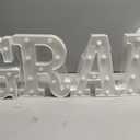 KatchOn, White Light Up 2026 Grad Sign - 8.5 Inch 2026 Light Up Sign Graduation Marquee Letters Class of 2026 Graduation Decorations 2026 Grad Light Up Letters for Graduation Party Supplies