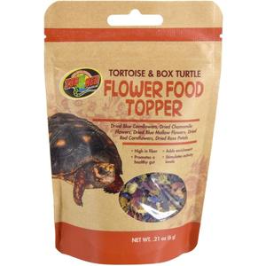 Zoo Med Tortoise & Box Turtle Flower Food Topper 0.21 oz - Pack of 1010 Exp 03/13/26