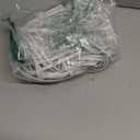 Ethernet Cable 100 ft, Cat 6 Flat Cable Slim Long Cat6 High Speed Computer Network LAN Patch Cord Wire with Clips & Rj45 Connector for Router,Faster Than Cat5e/Cat5,100 Foot White