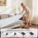 Hokway Couch Cushion Covers Jacquard Damask Stretch Sofa Seat Covers Decorative Couch Covers (Large (1 Piece))