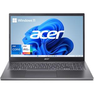 acer Aspire 5 15 Slim Laptop | 15.6" FHD IPS Touch 1920 x 1080 | Intel Core i7-1355U | Intel Iris Xe Graphics | 16GB LPDDR5 | 512GB Gen 4 SSD | Wi-Fi 6E 802.11ax | Backlit Keyboard |
