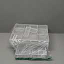 Marbrasse Expandable Desk Drawer Organizer, Mesh Drawer Organizer Tray with 10 Adjustable Compartments, Desk Organizers and Accessories for Office Supplies, Makeup & Vanity (Expandable White-2 pack)