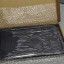 Acacia Wood Decorative Vanity Tray - 11.8 x 5.9 inches Suitable for Countertop Bathroom Sink Dresser Toilet Tank - Modern Decor Tray for Keys Wallets Towels Perfumes Plant Pots (Black)