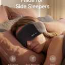 Sleenova Sleep Eye Mask with Bluetooth Headphones - Side Sleeper Optimized with Integrated Offline Audio for Phone-Free Use - 3 Modes for Rest, Nap & Travel
