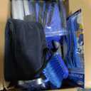 NIKCOSMK 62'' Car Wash Brush Kit - Mitt, Mop, Sponge & Long Handle, Scratch-Free Chenille Replacement Head, Wheel Tire Brush, Car Detailing Kit for Cars, RV, Truck