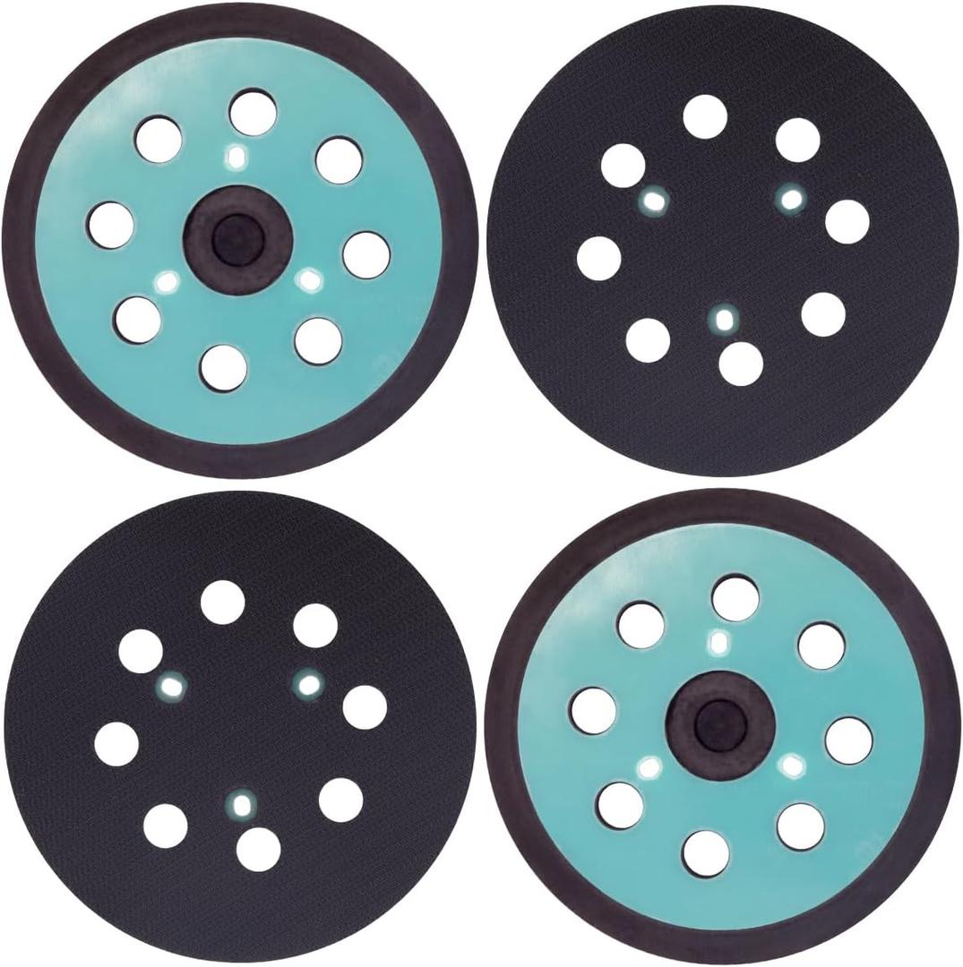 5 Inch Sander Replacement Pad for D26451, D26453, DW4388, DW421, 4 Pack Hook and Loop Sanding Pads Compatible with BO5010, BO5030K, BO5031K, BO5041K Random Orbital Sander