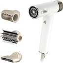 Shark Hair Dryer SpeedStyle RapidGloss Finisher and High-Velocity Dryer, Ionic Hair Blow Dryer with IQ Speed Styling and Drying Suite, No Heat Damage, Best for Straight and Wavy Hair, Silk, HD331