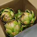 Timgle 8 Pcs Green Artificial Artichokes Fake Vegetables and Fruits for Summer Kitchen Wedding Bowl and Vase Decorations (Large)