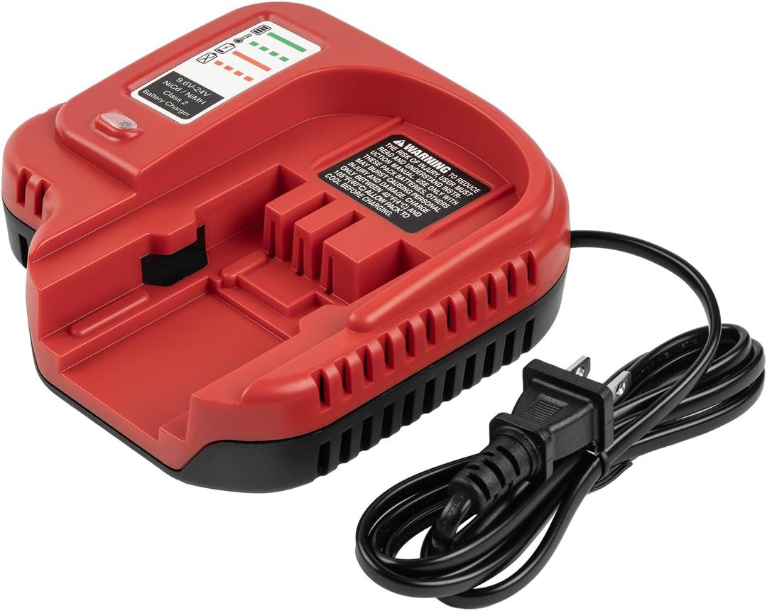 Replacement Charger for Black Decker BDFC240 18V 12V 9.6V 24V NiCD NiMH Battery HPB18 HPB180PE HPB14 HPB12 HPB96 HPB24 Compatible with Black Decker 18V Battery Charger