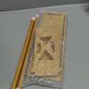 Wooden Label Dispenser Label Roll Holder Dispenser 13x4.5x8 inch Label Sticker Holder Organizer Sticker Roll Dispenser Label Stand for Label Rolls Table Home Office(Not Contain Label Tape)