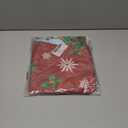 XCHI Snowman Santa Deer Winter Christmas Tablecloth Round Christmas Table Cloth Washable Table Coversfor Indoor Dining Home Party Xmas Decorations 70x70 Inch