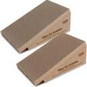 Best Pet Supplies Catify Cat Scratcher, Fun Interactive Scratchers, Posts, Poles, Claw Safe, Furniture Saver Indoor Play Support Natural Cat Behaviors Heavy Duty - Slope Scratcher (2 Pack)